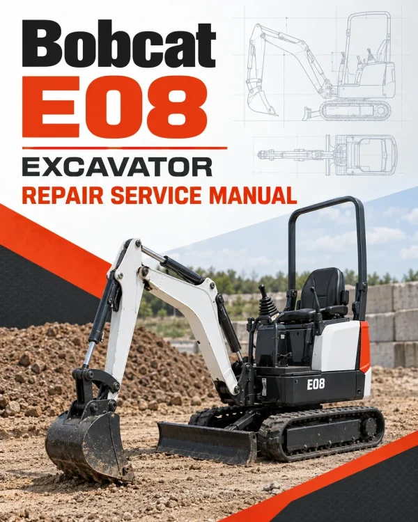 Bobcat E08 Excavator Repair Service Manual Bobcat E08 Excavator Repair Service Manual