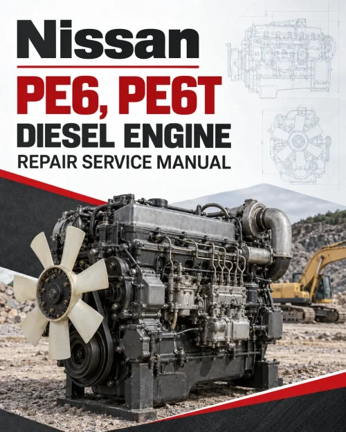 Nissan PE6, PE6T Diesel Engine Repair Service Manual Nissan PE6, PE6T Diesel Engine Repair Service Manual