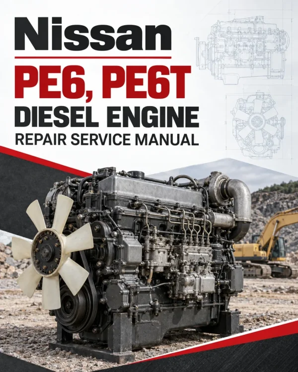 Nissan PE6, PE6T Diesel Engine Repair Service Manual Nissan PE6, PE6T Diesel Engine Repair Service Manual