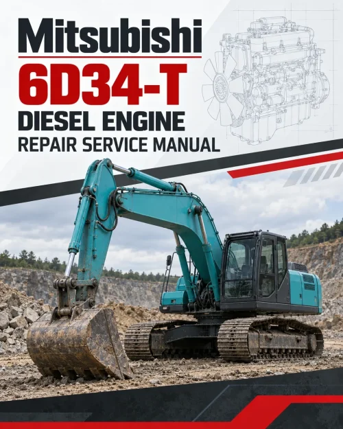 Mitsubishi 6D34-T Diesel Engine Repair Service Manual Mitsubishi 6D34-T Diesel Engine Repair Service Manual