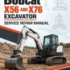 Bobcat X56 and X76 Excavator Service Manual