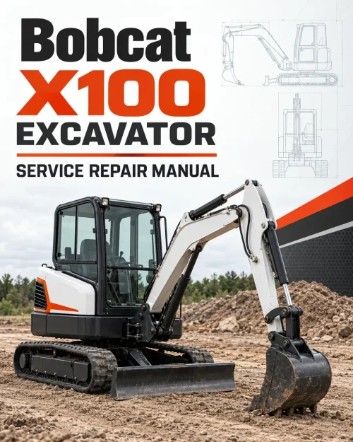 Bobcat X100 Excavator Service Manual
