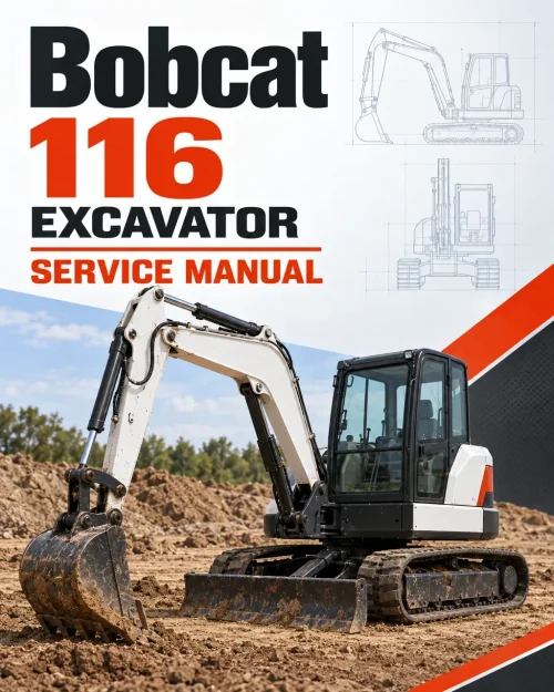 Bobcat 116 Excavator Service Manual Bobcat 116 Excavator Service Manual
