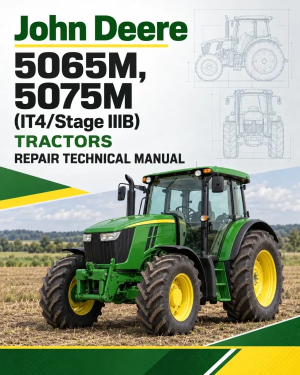 John Deere 5065M, 5075M (IT4/Stage IIIB) Tractors Repair Technical Manual John Deere 5065M, 5075M (IT4/Stage IIIB) Tractors Repair Technical Manual