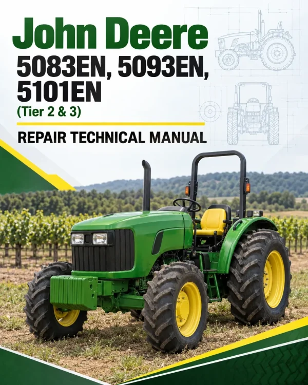 John Deere 5083EN, 5093EN, 5101EN (Tier 2 & 3 ) Repair Technical Manual John Deere 5083EN, 5093EN, 5101EN (Tier 2 & 3 ) Repair Technical Manual