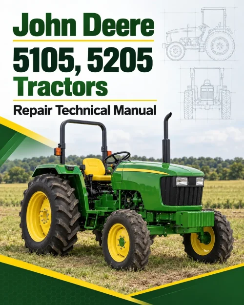 John Deere 5105, 5205 Tractors Repair Technical Manual