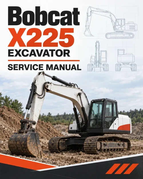 Bobcat X225 Excavator Service Manual