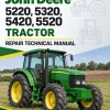 John Deere 5220, 5320, 5420, 5520 Tractor Repair Technical Manual