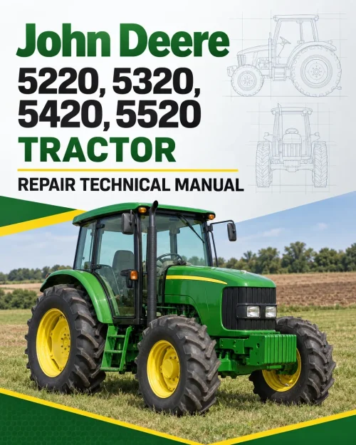 John Deere 5220, 5320, 5420, 5520 Tractor Repair Technical Manual John Deere 5220, 5320, 5420, 5520 Tractor Repair Technical Manual