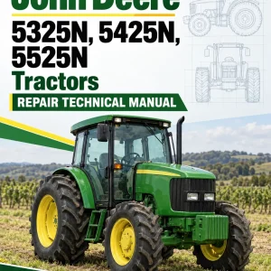 John Deere 5325N, 5425N, 5525N Tractors Repair Technical Manual