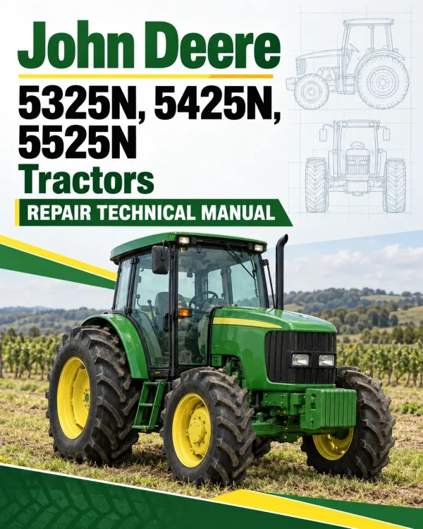 John Deere 5325N, 5425N, 5525N Tractors Repair Technical Manual John Deere 5325N, 5425N, 5525N Tractors Repair Technical Manual