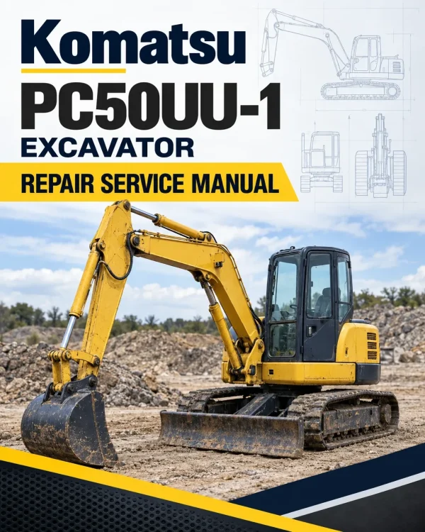 Komatsu PC50UU-1 Excavator Repair Service Manual Komatsu PC50UU-1 Excavator Repair Service Manual