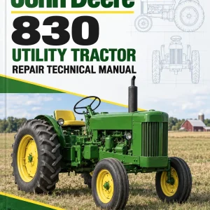 John Deere 830 Utility Tractor Repair Technical Manual