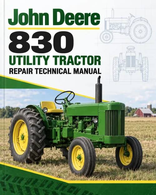 John Deere 830 Utility Tractor Repair Technical Manual John Deere 830 Utility Tractor Repair Technical Manual