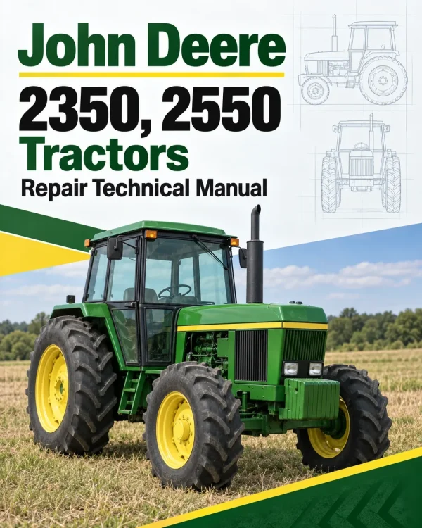 John Deere 2350, 2550 Tractors Repair Technical Manual