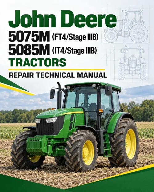 John Deere 5075M (FT4/Stage IIIB), 5085M (IT4/Stage IIIB) Tractors Repair Technical Manual John Deere 5075M (FT4/Stage IIIB), 5085M (IT4/Stage IIIB) Tractors Repair Technical Manual