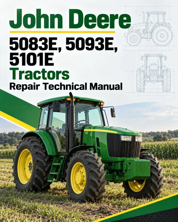 John Deere 5083E, 5093E, 5101E Tractors Repair Technical Manual John Deere 5083E, 5093E, 5101E Tractors Repair Technical Manual