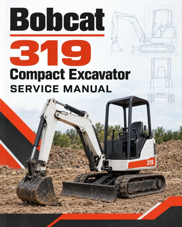 Bobcat 319 Compact Excavator Service Manual Bobcat 319 Compact Excavator Service Manual