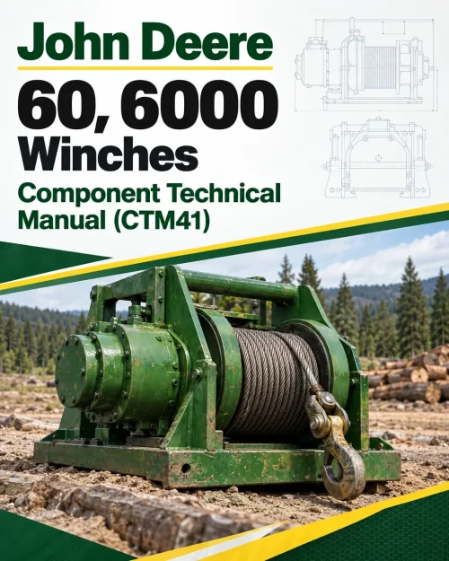 John Deere 60, 6000 Winches Component Technical Manual (CTM41)