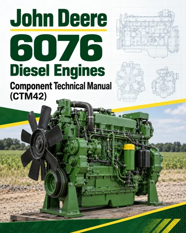 John Deere 6076 Diesel Engines Component Technical Manual (CTM42) John Deere 6076 Diesel Engines Component Technical Manual (CTM42)