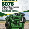 John Deere 6076 Natural Gas Engines (S.N after 500000 - ) Technical Manual (CTM82) John Deere 6076 Natural Gas Engines (S.N after 500000 - ) Technical Manual (CTM82)