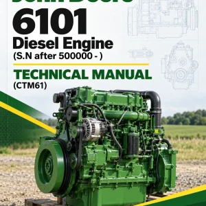John Deere 6101 Diesel Engine (S.N after 500000 - ) Technical Manual (CTM61) John Deere 6101 Diesel Engine (S.N after 500000 - ) Technical Manual (CTM61)
