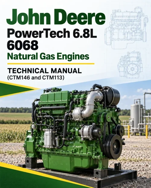 John Deere PowerTech 6.8L 6068 Natural Gas Engines Technical Manual (CTM146 and CTM113) John Deere PowerTech 6.8L 6068 Natural Gas Engines Technical Manual (CTM146 and CTM113)