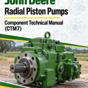 John Deere Radial Piston Pumps Component Technical Manual (CTM7) John Deere Radial Piston Pumps Component Technical Manual (CTM7)