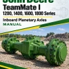 John Deere TeamMate I 1200, 1400, 1600, 1800 Series Inboard Planetary Axles Manual