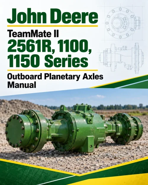 John Deere TeamMate II 2561R, 1100, 1150 Series Outboard Planetary Axles Manual (CTM44) John Deere TeamMate II 2561R, 1100, 1150 Series Outboard Planetary Axles Manual (CTM44)