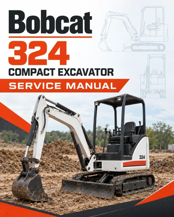 Bobcat 324 Compact Excavator Service Manual