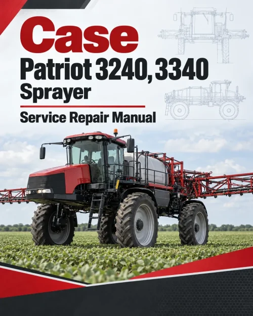 Case Patriot 3240, 3340 Sprayer Repair Service Manual
