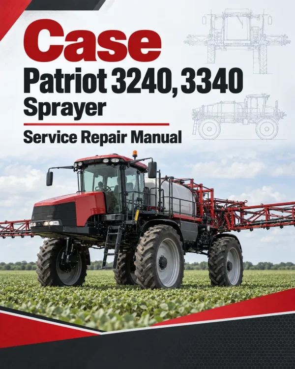 Case Patriot 3240, 3340 Sprayer Repair Service Manual Case Patriot 3240, 3340 Sprayer Repair Service Manual