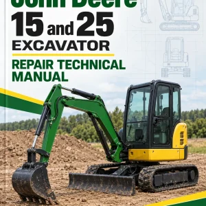 John Deere 15 and 25 Excavator Repair Technical Manual John Deere 15 and 25 Excavator Repair Technical Manual