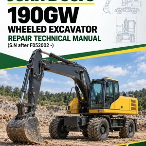 John Deere 190GW Wheeled Excavator Repair Technical Manual (S.N after F052002 -) John Deere 190GW Wheeled Excavator Repair Technical Manual (S.N after F052002 -)