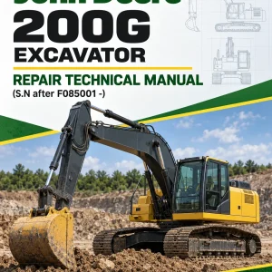 John Deere 200G Excavator Repair Technical Manual (S.N after F085001 -)
