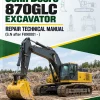 John Deere 870GLC Excavator Repair Technical Manual (S.N after F890001 - )