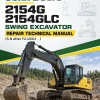 John Deere 2154G, 2154GLC Swing Excavator Repair Technical Manual (S.N after F212001 - )