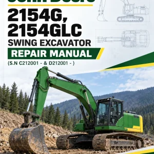 John Deere 2154G, 2154GLC Swing Excavator Repair Manual (S.N C212001 - & D212001 - ) John Deere 2154G, 2154GLC Swing Excavator Repair Manual (S.N C212001 - & D212001 - )