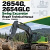 John Deere 2654G, 2654GLC Swing Excavator Repair Technical Manual (S.N after F260001 - )