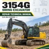 John Deere 3154G Swing Excavator Repair Technical Manual (S.N after D310001 - )