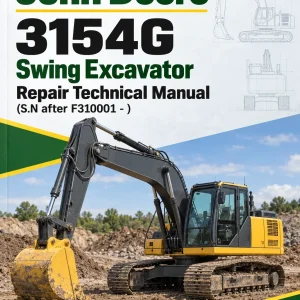 John Deere 3154G Swing Excavator Repair Technical Manual (S.N after F310001 - ) John Deere 3154G Swing Excavator Repair Technical Manual (S.N after F310001 - )