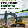 John Deere E130, E140LC Excavator Repair Technical Manual (SN. after DXXXXXX – )
