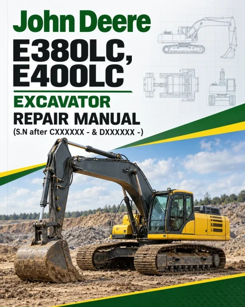 John Deere E380LC, E400LC Excavator Repair Manual (S.N after CXXXXXX - & DXXXXXX -) John Deere E380LC, E400LC Excavator Repair Manual (S.N after CXXXXXX - & DXXXXXX -)