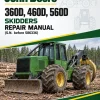 John Deere 360D, 460D, 560D Skidders Repair Manual (S.N. before 586336)