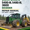 John Deere 540G-III, 548G-III, 360D Skidder Repair Manual (S.N. 586337 - 630435)