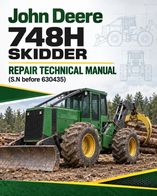John Deere 748H Skidder Repair Technical Manual (S.N before 630435) John Deere 748H Skidder Repair Technical Manual (S.N before 630435)