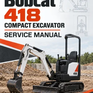 Bobcat 418 Compact Excavator Service Manual