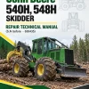 John Deere 540H, 548H Skidder Repair Technical Manual (S.N before - 630435)