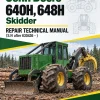 John Deere 640H, 648H Skidder Repair Technical Manual (S.N after 630436 - )